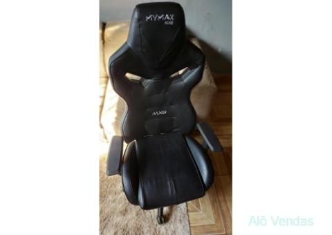 Cadeira Gamer MX8 Giratoria Escritorio Mymax:Preto/Único Preto