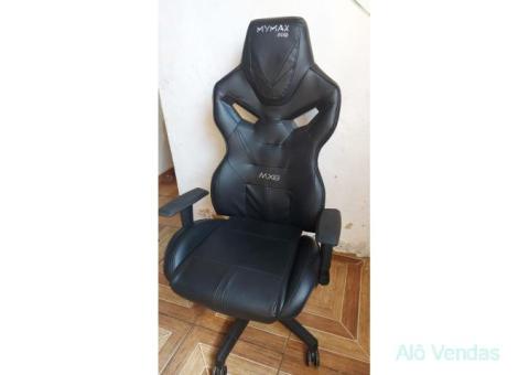 Cadeira Gamer MX8 Giratoria Escritorio Mymax:Preto/Único Preto