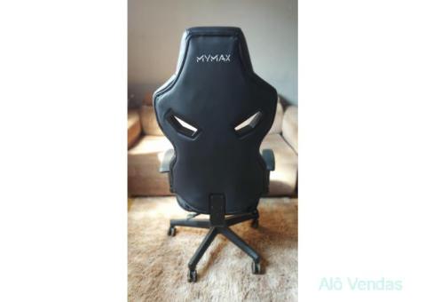 Cadeira Gamer MX8 Giratoria Escritorio Mymax:Preto/Único Preto