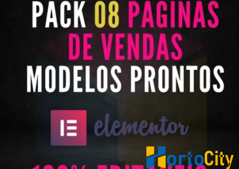 Pack com 8 Páginas De Vendas(Landing Page)