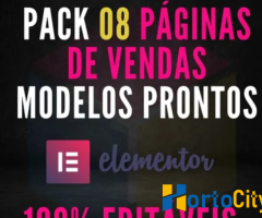 Pack com 8 Páginas De Vendas(Landing Page)