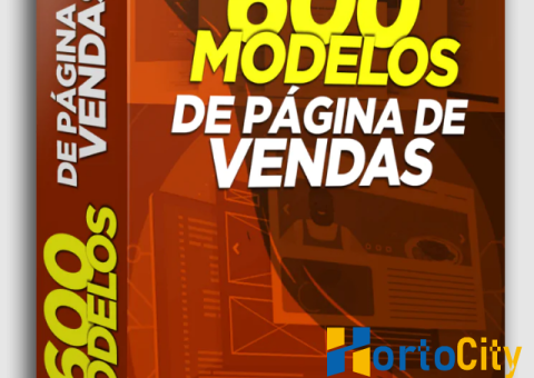 600 modelos de páginas de vendas prontas editáveis